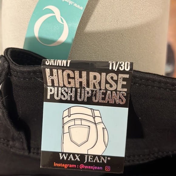 Skinny High Rise Push Up 11/30 Black women Jeans - Picture 4 of 4